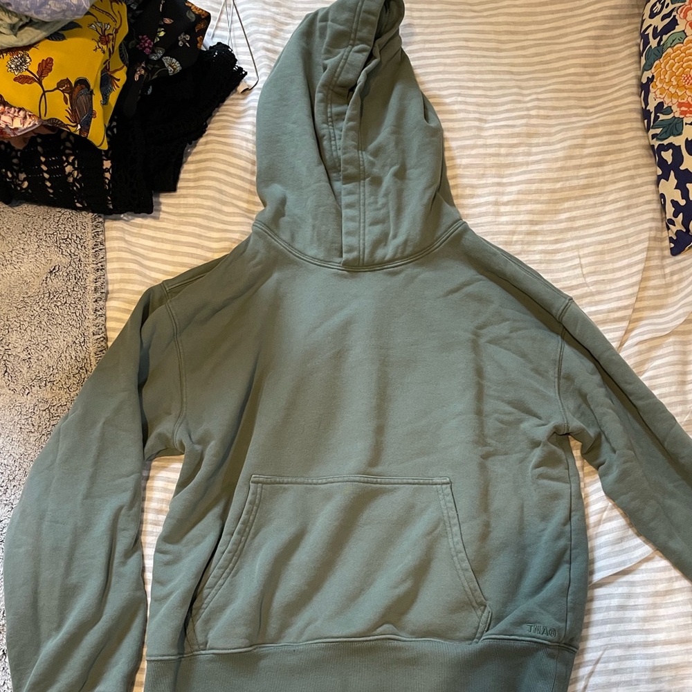 TNA Sage Green Sweatfleece Hoodie